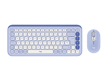 POP Icon Combo - Lila und Offwhite - Français (Azerty)