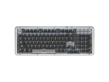 琥珀系列 K98M无线机械键盘 - 石墨灰 - English