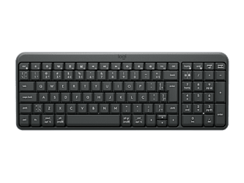 K250 Compact Bluetooth® Wireless Keyboard - Graphite - Português Brasileiro