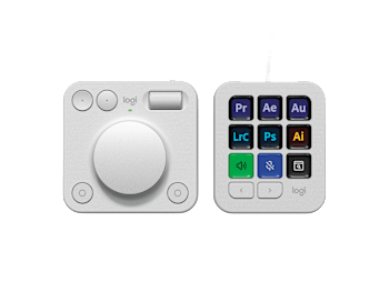 MX Creative Console - Pale Grey
