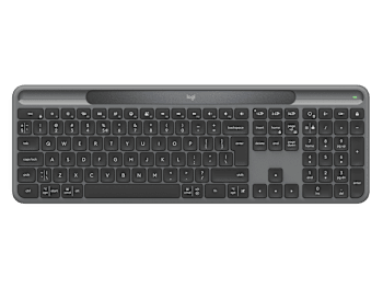 لوحة مفاتيح لاسلكية Signature Slim Solar+ K980 - جرافيت - US International (Qwerty)