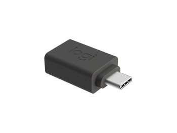 罗技 USB C 至 A 适配器 - 石墨灰