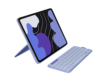 Flip Folio - Lilac - English