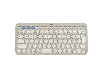 Pebble Keys 2 K380s - グレージュ - 日本語