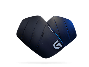 G633/G933 Removable backlit custom tags - BLACK