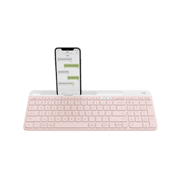 K580 Slim Multi-Device Wireless Keyboard - Rose - English