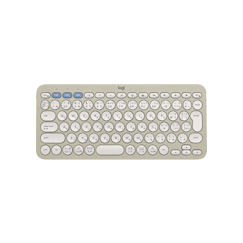 Pebble Keys 2 K380s - グレージュ - 日本語