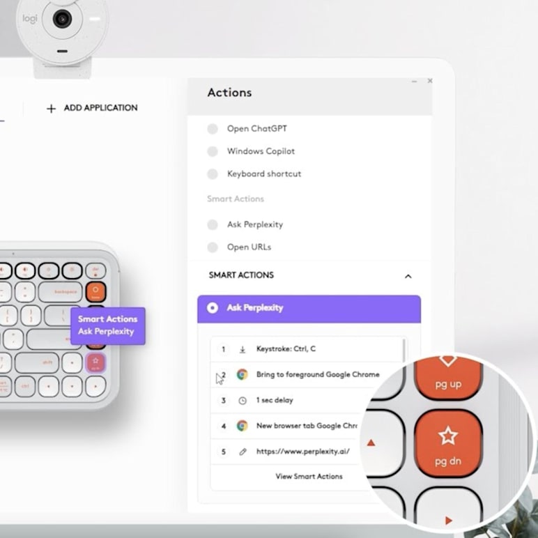 Quickly access Perplexity with Pop Icon Keys Action Keys to work smarter