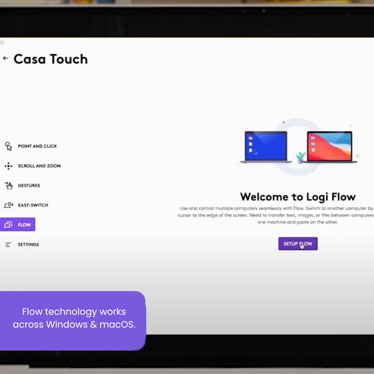 Casa Touch: Effortless file sharing with Flow