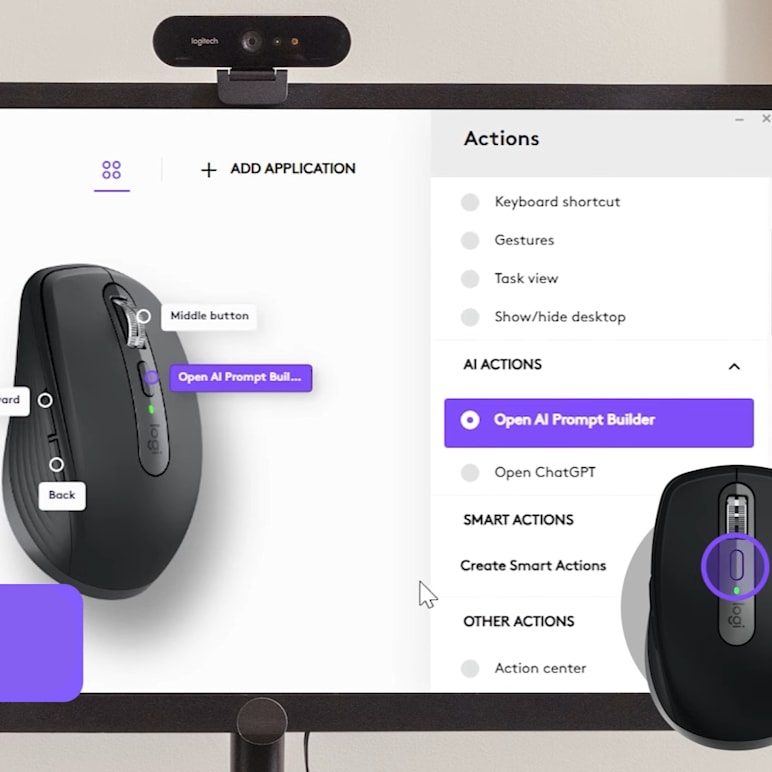 MX Anywhere 3S & Logi AI Prompt Builder