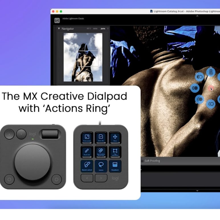 Lightroom classic with Actions Ring