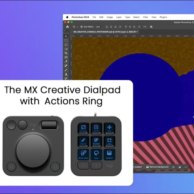 MX Creative Dialpad Photoshop