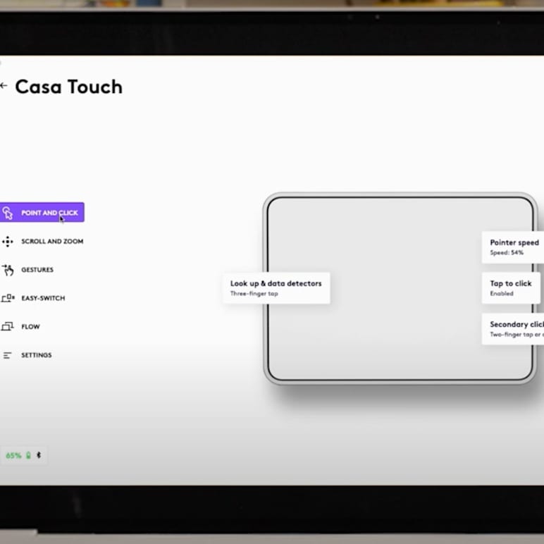 Personalize Point & Click on Casa Touch