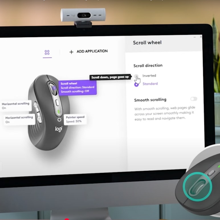 Adjust tracking & scrolling on Signature Plus M750 Mouse