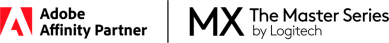 Logo du partenariat MX et Adobe