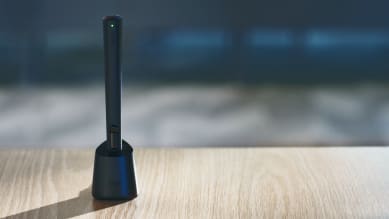 Picking up MX Ink from its charging dock
