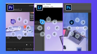 Create more freely with Actions Ring that automatically adapts to your apps