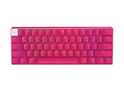 PRO X 60 - 핑크 - 한국어 (QWERTY)