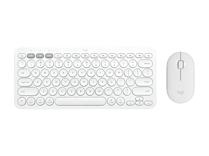 K380 FOR MAC MULTI-DEVICE KEYBOARD + M350 LOGITECH PEBBLE  MOUSE - Off-white - English