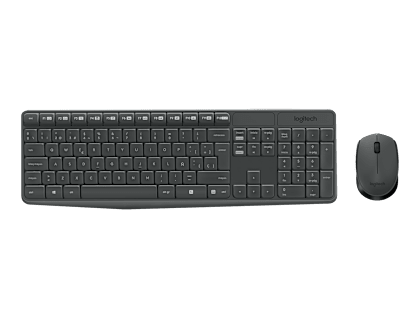 MK235 WIRELESS KEYBOARD AND MOUSE COMBO - Grey - Español