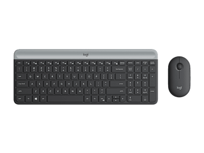 MK470 SLIM COMBO - Graphite - English US (QWERTY)
