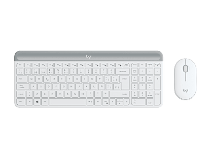 MK470 SLIM COMBO - Off-white - Spanish (QWERTY)