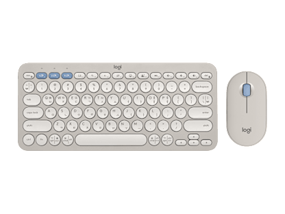 Pebble 2 Combo - 샌드 그레이 한국어 - 한국어 (QWERTY)