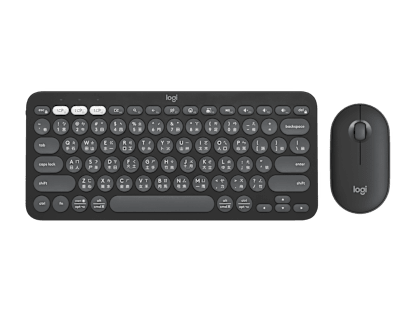 Pebble 2 Combo - 石墨灰 - 中文注音 (QWERTY)