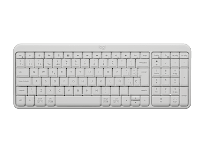 K250 Compact Bluetooth® Wireless Keyboard - Off-white - Español (QWERTY)