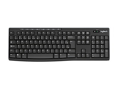 K270 Wireless Keyboard - Black - Português Brasileiro