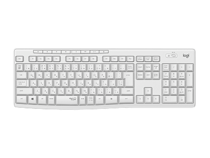 K295サイレント ワイヤレス キーボード - オフホワイト