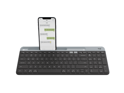 K580 Slim Multi-Device Wireless Keyboard - Graphite - Arabic (QWERTY)