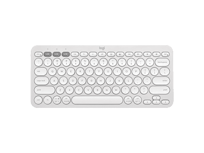 Pebble Keys 2 K380s - Tonal White - English