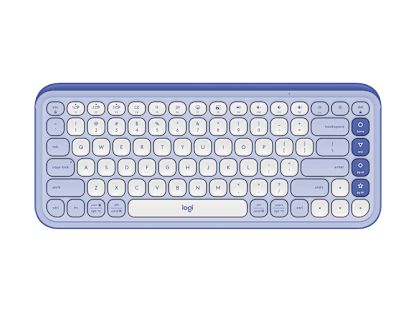 POP Icon Keys - ไลแลคและออฟไวท์แล - English