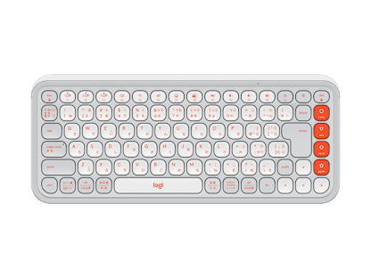 POP Icon Keys - オフホワイト - Japanese