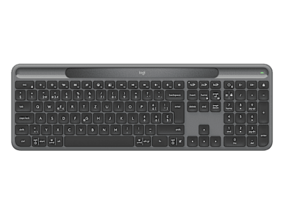 Signature Slim Solar+ wireless keyboard K980 - Graphite - Suisse / Schweizer