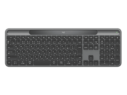 Signature Slim Solar+ wireless keyboard K980 - グラファイト - 日本語 (QWERTY)