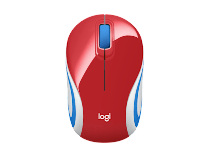 Wireless Ultra Portable M187 - Bright Red