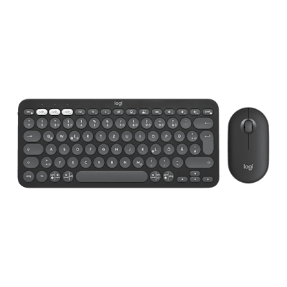 Pebble 2 Combo - Grafite bitonale - Tedesco (QWERTZ)