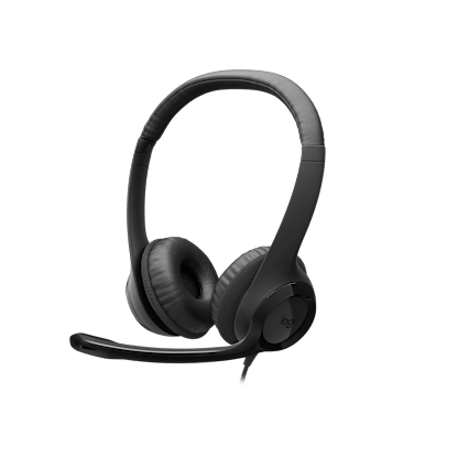 H390 USB Computer Headset - Black