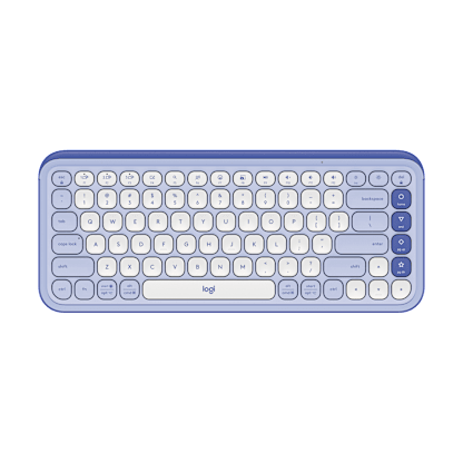 POP Icon Keys - Lilac & Off White - English