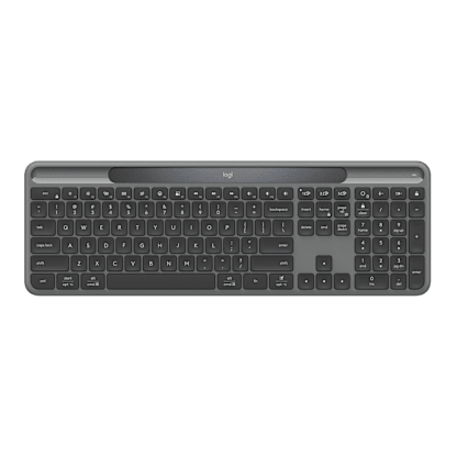 Signature Slim Solar+ wireless keyboard K980 - Graphite - English US (QWERTY)