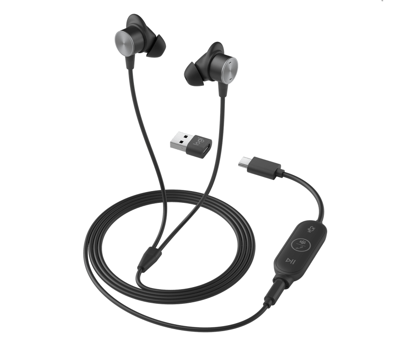 Diseñado para empresas con micrófono con cancelación de ruido incorporado y múltiples conexiones.