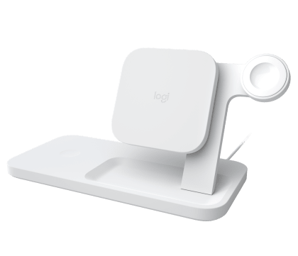 Logitech Powered 3 In 1 Charging Dock Qi Enabled Wireless Charger