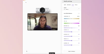 Logitech MX Brio Fine Camera Controls