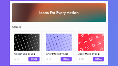 Personalize the look of your MX Creative Console with icons