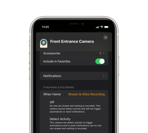 Apple Home App on Smartphone