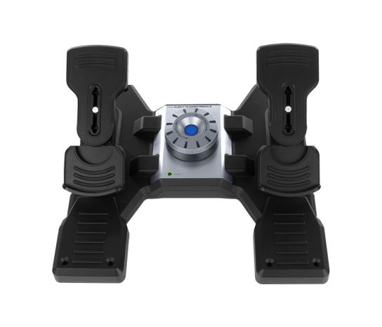 Official product image of the Logitech G Flight Rudder Pedals