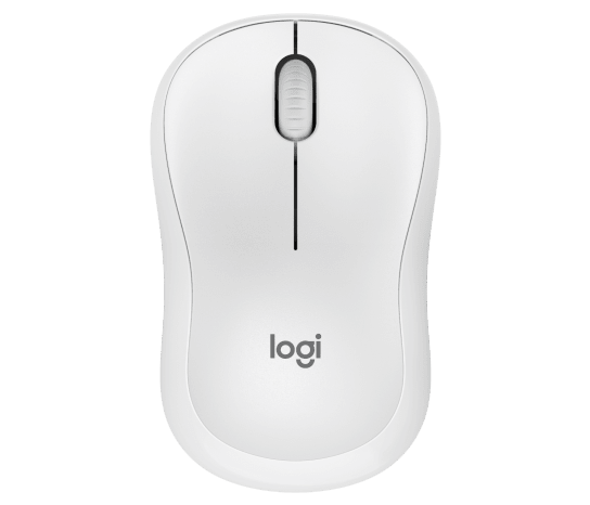 Logitech m240 silent bela bluetooth optična miška pogled od zgoraj