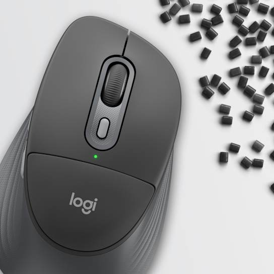 Logitech signature comfort plus m850 l grafitna miška z detajlom o reciklirani plastiki